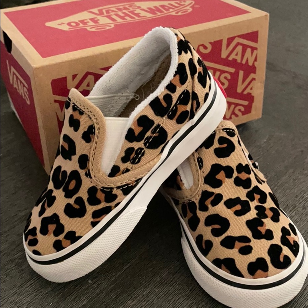Classic Toddler Leopard Slip-On Vans